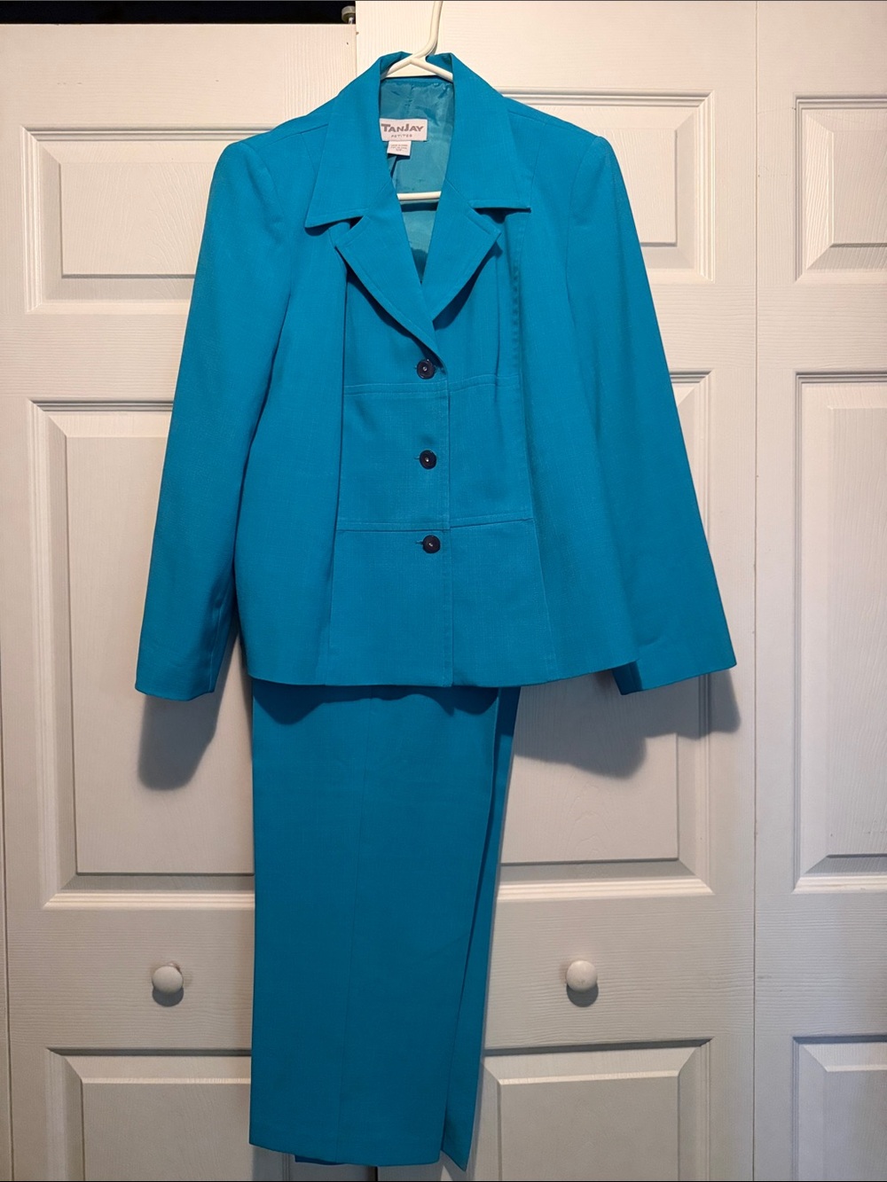 TanJay Teal Women's Pant Suit